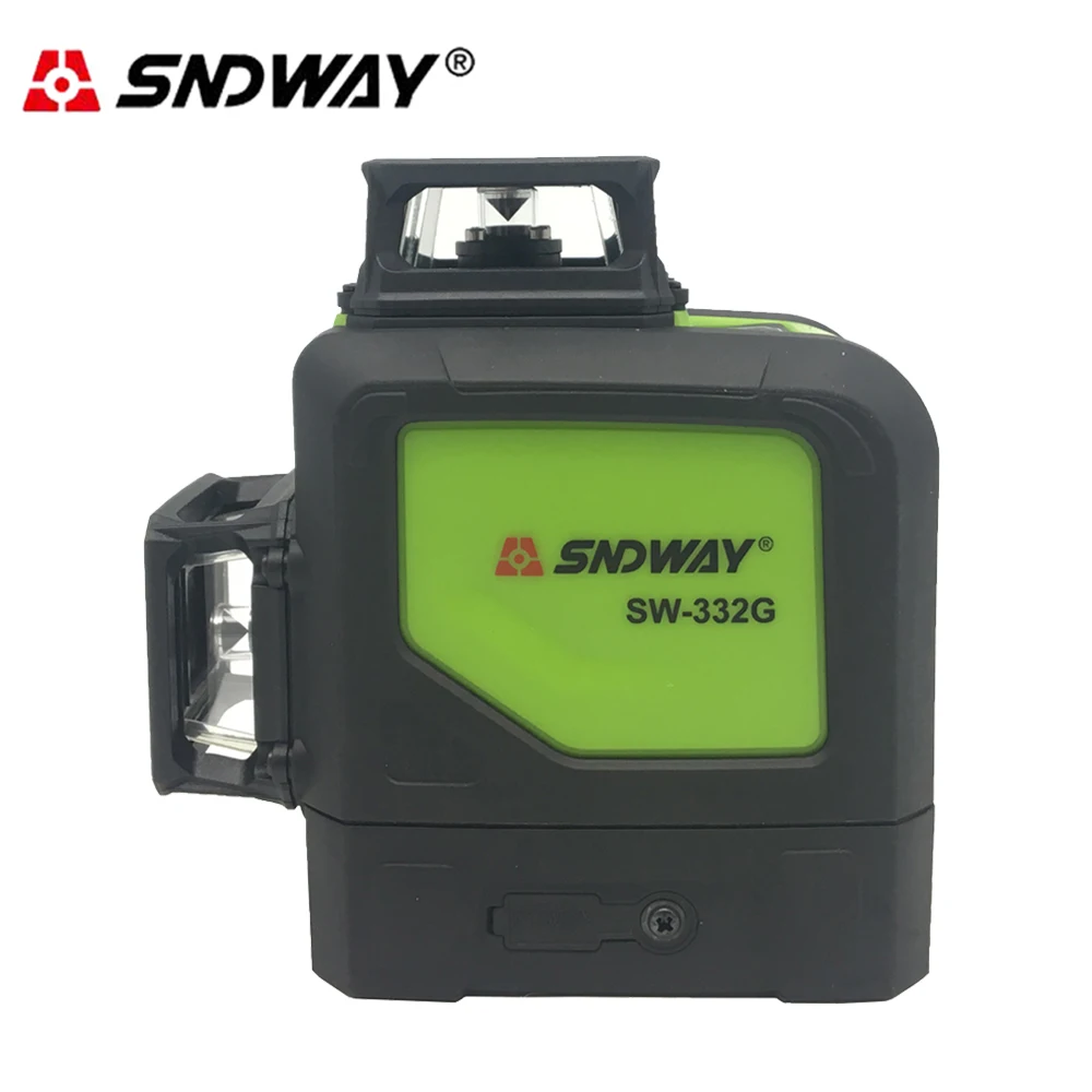 Лазерный уровень Sndway высокоточный самонивелирующийся нивелир с 8 линиями и 2