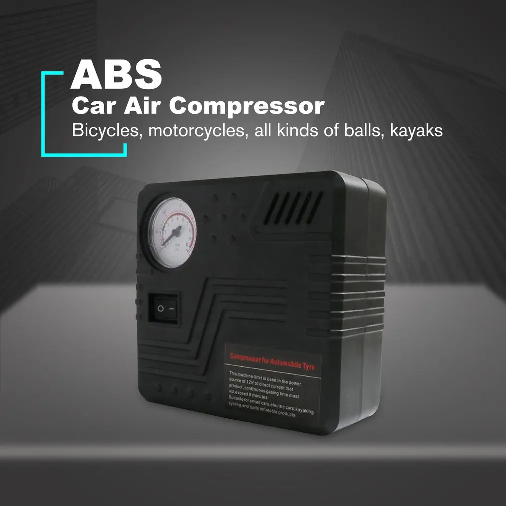 Фото Насос мини Электрический DC 12V автомобильный воздушный компрессор 120 PSI насос для Насос мини Электрический DC 12V автомобильный воздушный компрессор 120 PSI насос для