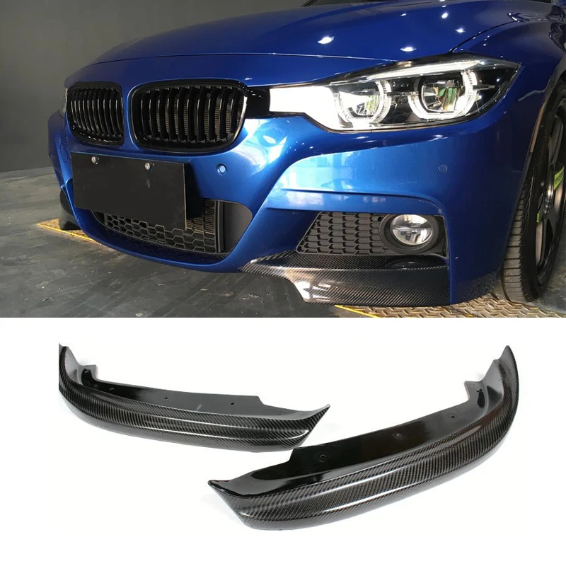 Разветвители для переднего бампера BMW F30 320i 328i 335i Standard Sedan 4 Door 12 15|front lip|lip splitterlip front