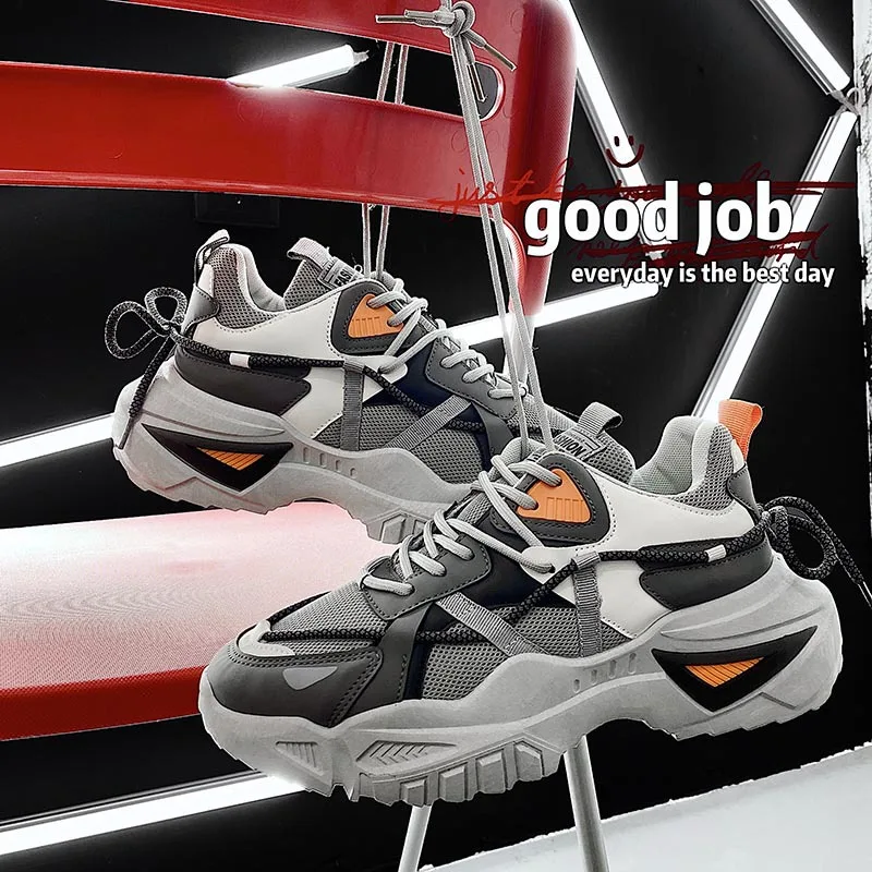 

Fashion Ins Men Casual Shoes Summer Mens Sneakers Lace Up Platform Shoes Brand Tenis Masculino Zapatos Casuales De Los Hombres
