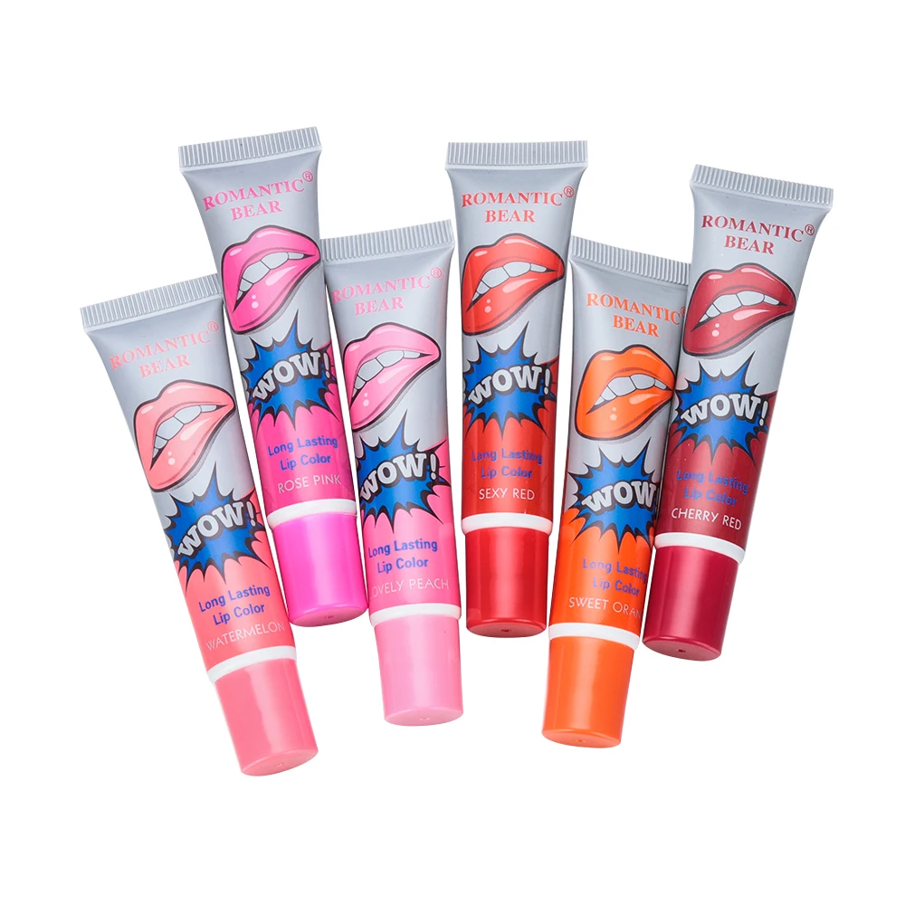 Блеск для губ стойкий питательный увлажняющий 6 цветов 2020|Блеск губ| |