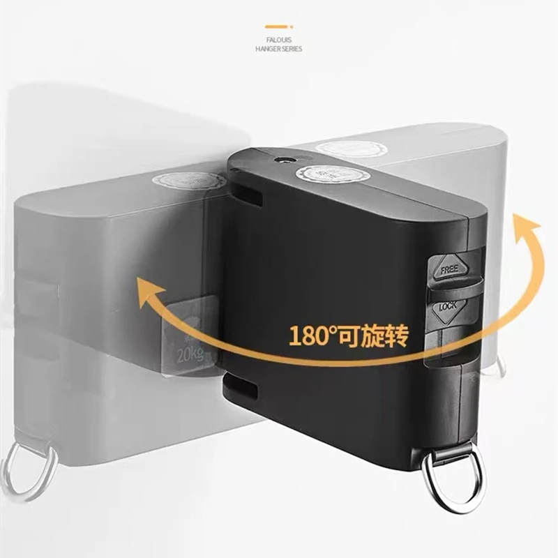 Бельевая вешалка LIUYUE выдвижная бельевая белого/черного цветов крючки для сушки