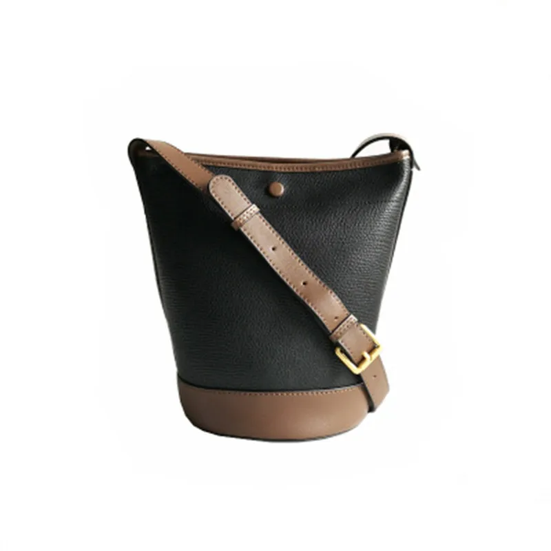 Женская сумка из натуральной кожи новая стильная ведро воловьей на одно плечо