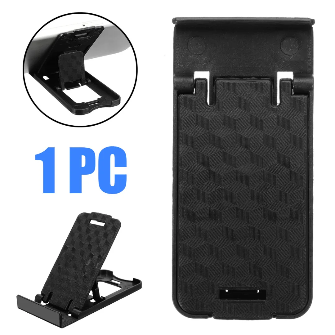 Портативный ABS мини пластиковый держатель для мобильного телефона черный