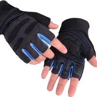 anti slip weight lifting gloves half finger wrist support body building training sports exercise sport workout breathable gym