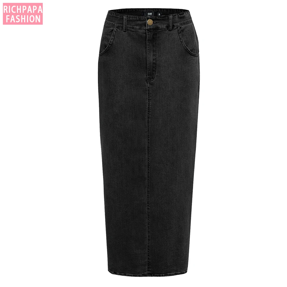 Джинсовое платье с юбкой для женщин длинная юбка мусульманских турецкая