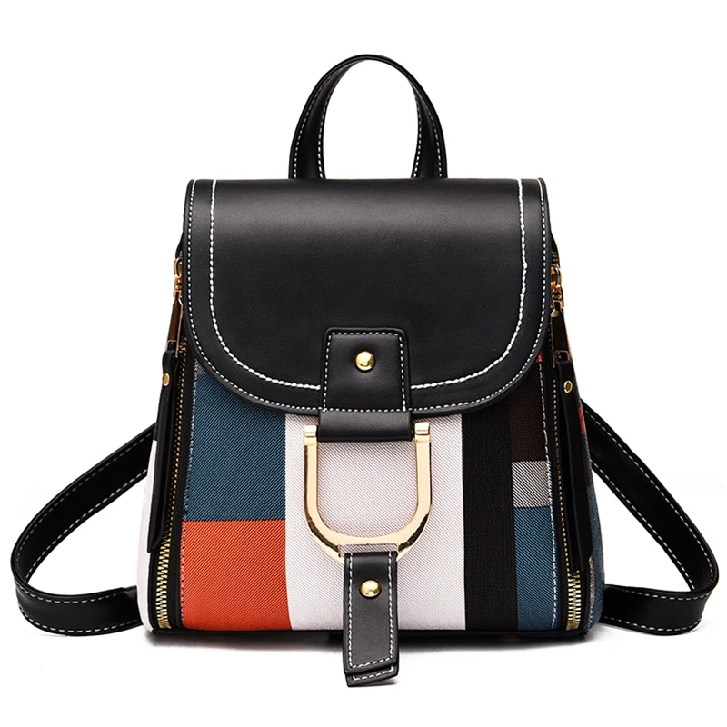 Женский модный мягкий рюкзак Многофункциональный маленький на ощупь