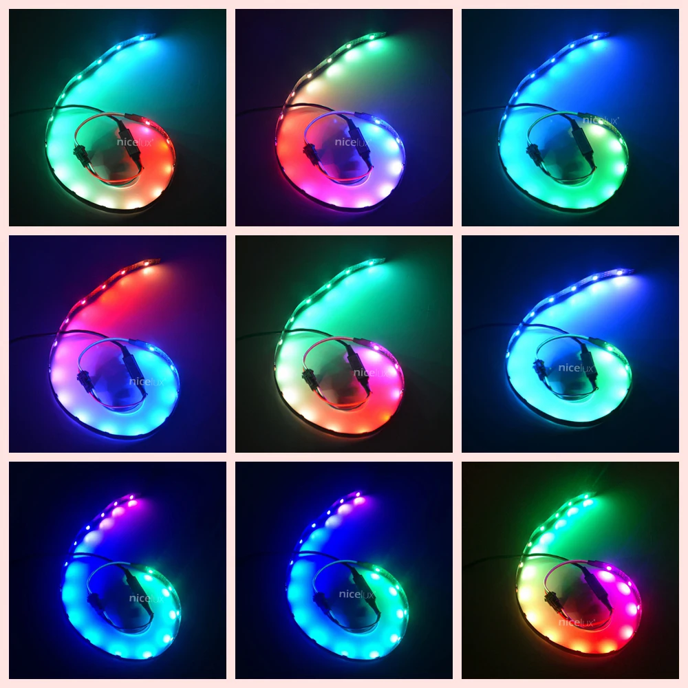 

5V USB WS2812B Digital LED Pixel Strip Controller RGB SK6812 WS2812 WS2811 Mini 3pin USB Dimmer Module JST Connector Cable