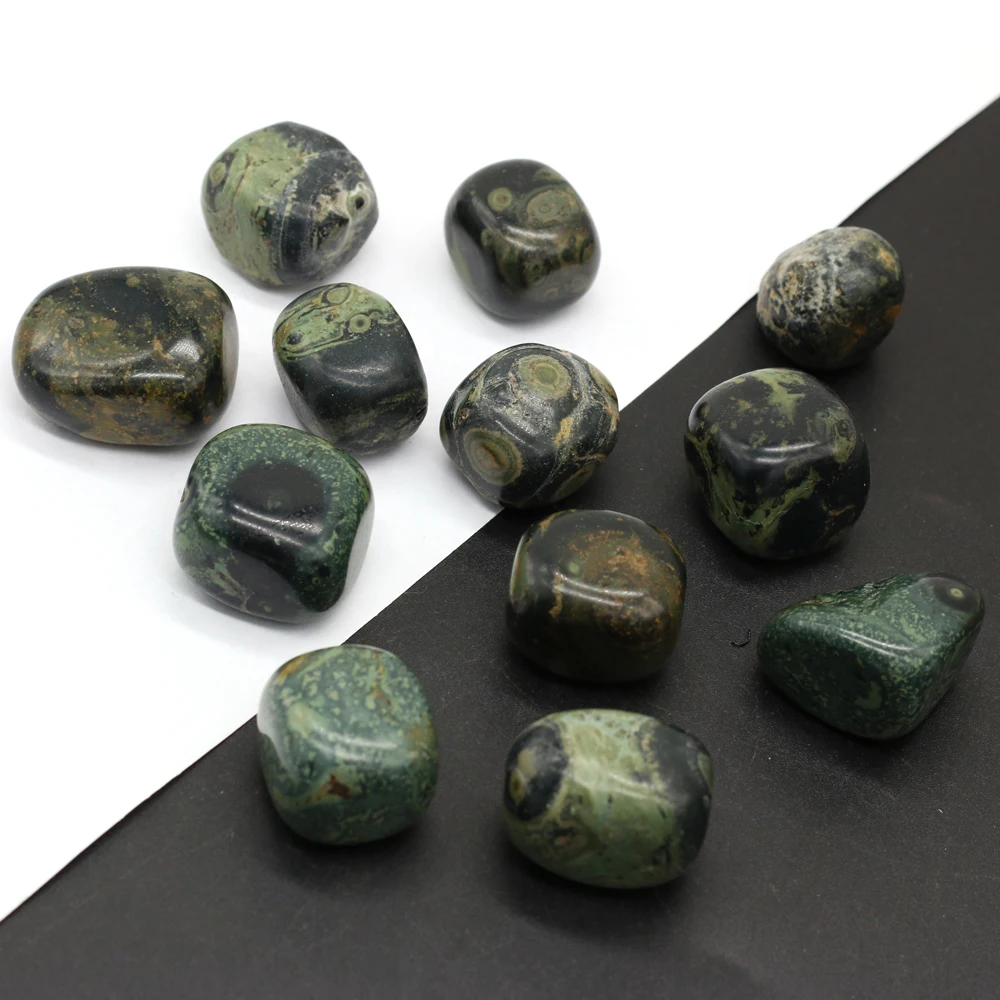 

Wholesale25PCS Natural Stones Green Eye Irregular Cure Stone Bead Crafts Making DIY Necklace Bracelet Jewelry Gift Home Ornament