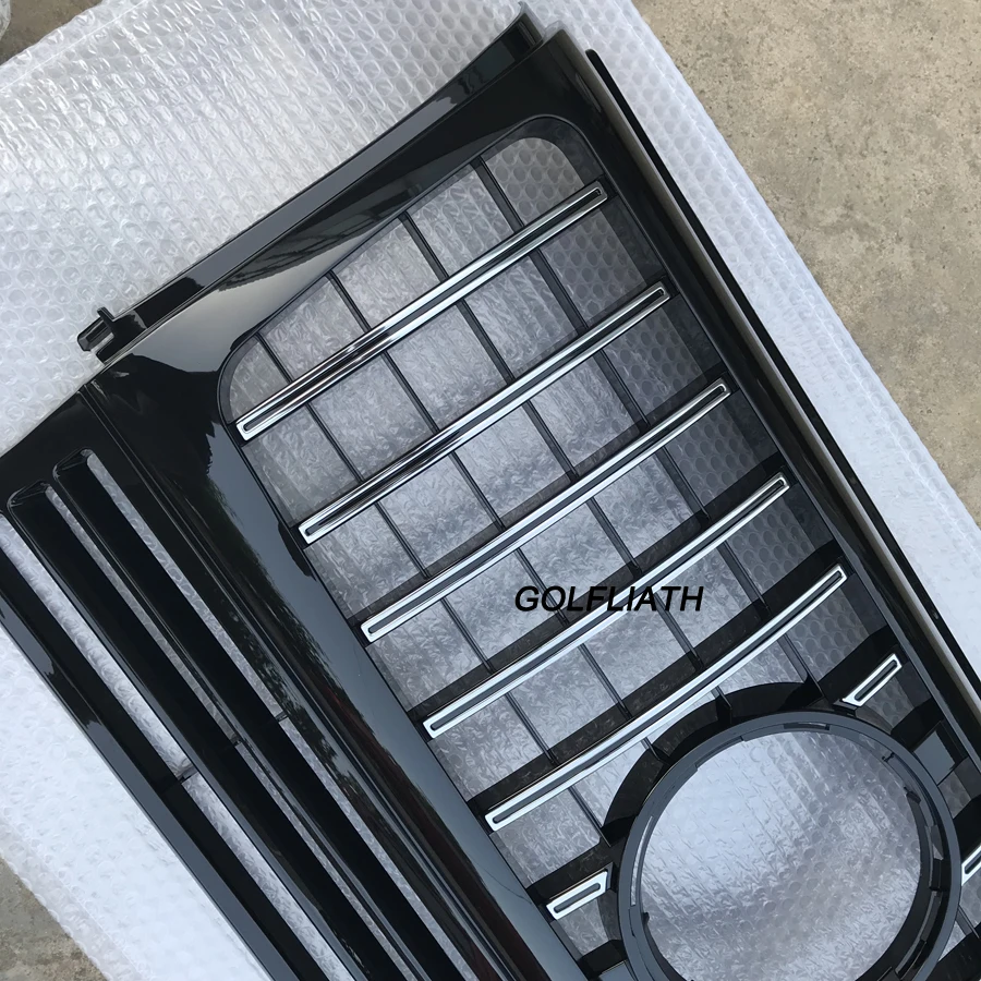 Передняя решетка W463 ABS chrome GT R Style для Mercedes Benz G Class G300 G350 G500 G550 G63 G65 1990 2018|Гоночные