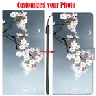 Индивидуальный кожаный чехол-кошелек для Samsung Xiaomi OPPO Realme Nokia Lenovo iPhone Sony LG Motorola Huawei Honor Google