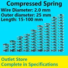 Пневматическая Пружина Retruen, Пневматическая Пружина, линия диаметром 2,0 мм, внешний диаметр 25 мм, длина 60-100 мм, Товары в наличии