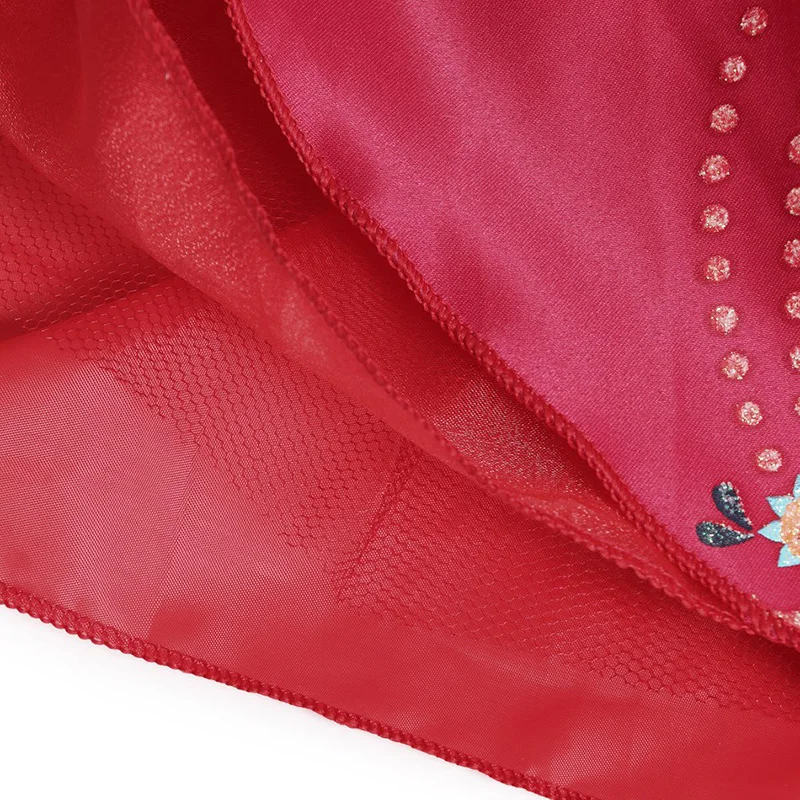 

Girls Elena of Fantasy Dresses Summer Princess Avalor Adventure Flower Party Cosplay Costume Children Birthday Red Dress