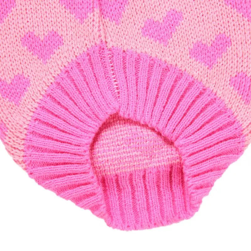 Одежда для собак Love Heart Pet зимний шерстяной свитер трикотажный щенка одежда