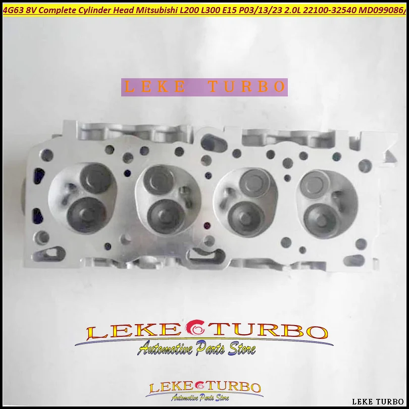 4G63 8v головки цилиндров в полной сборке сборе для MITSUBISHI L200 L300 E15 P03 P13 P23 SON44 2.0L MD099086