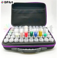 60 bottles diamond painting box container storage full square carry case holder storage hand bag zipper shockproof durable m666