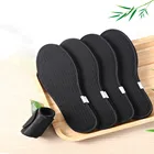 Дезодорирующие стельки для ног, легкий вес, сетчатая дышащая вставка для обуви, всасывающая стелька для пота, 1 пара