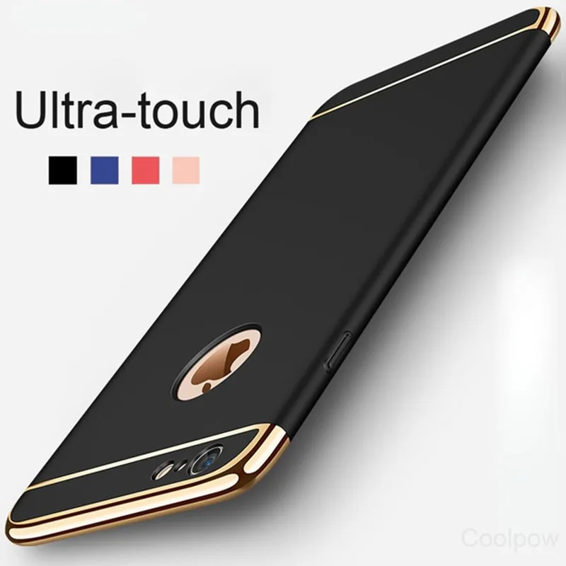 Роскошный защитный чехол с эффектом потертости для iPhone X S 10 XS 7 Plus чехол-бампер 5 5S