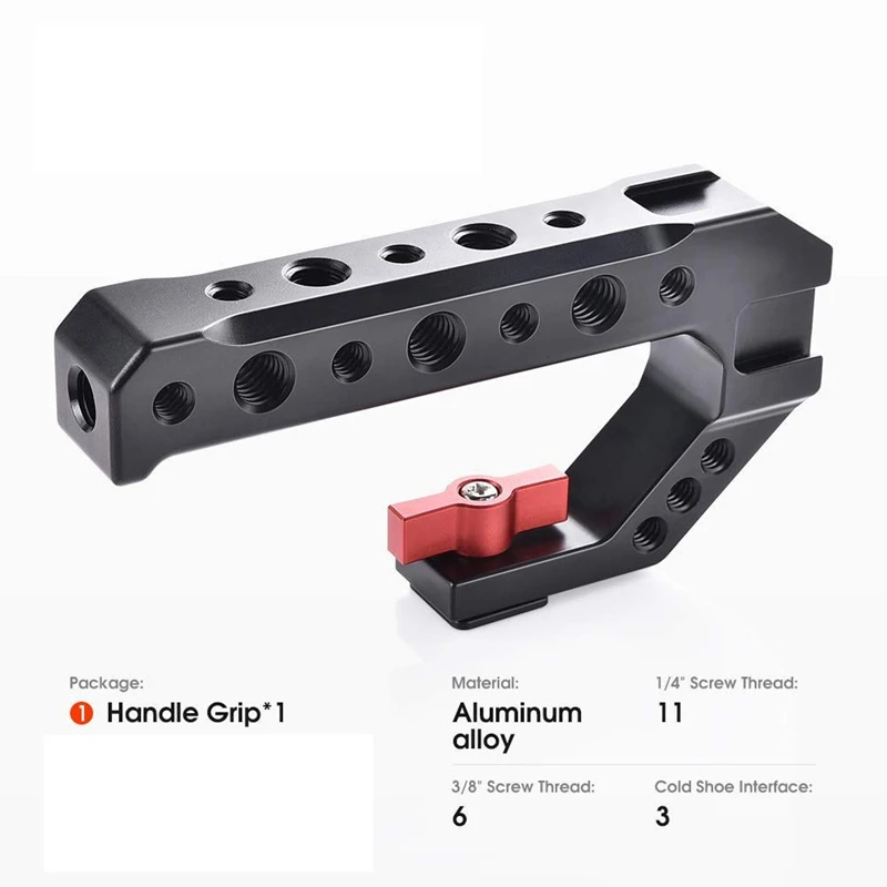 Универсальное крепление для камеры DSLR с ручкой верхнее холодного башмака
