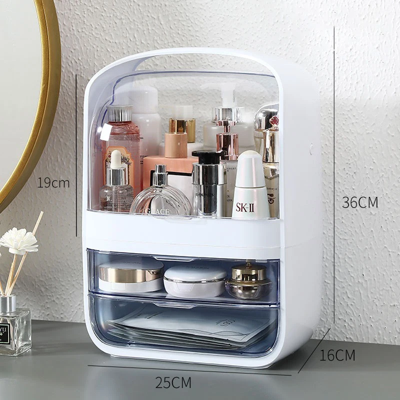 Коробка для хранения косметики ухода за кожей украшений чехол большой