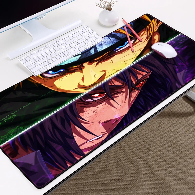 Mairuige Uzumaki Naruto и Uchiha Sasuke Jiraya аниме ролевые коврики для мыши Diy Коврик для мыши супер большой размер игровой резиновый коврик для мыши