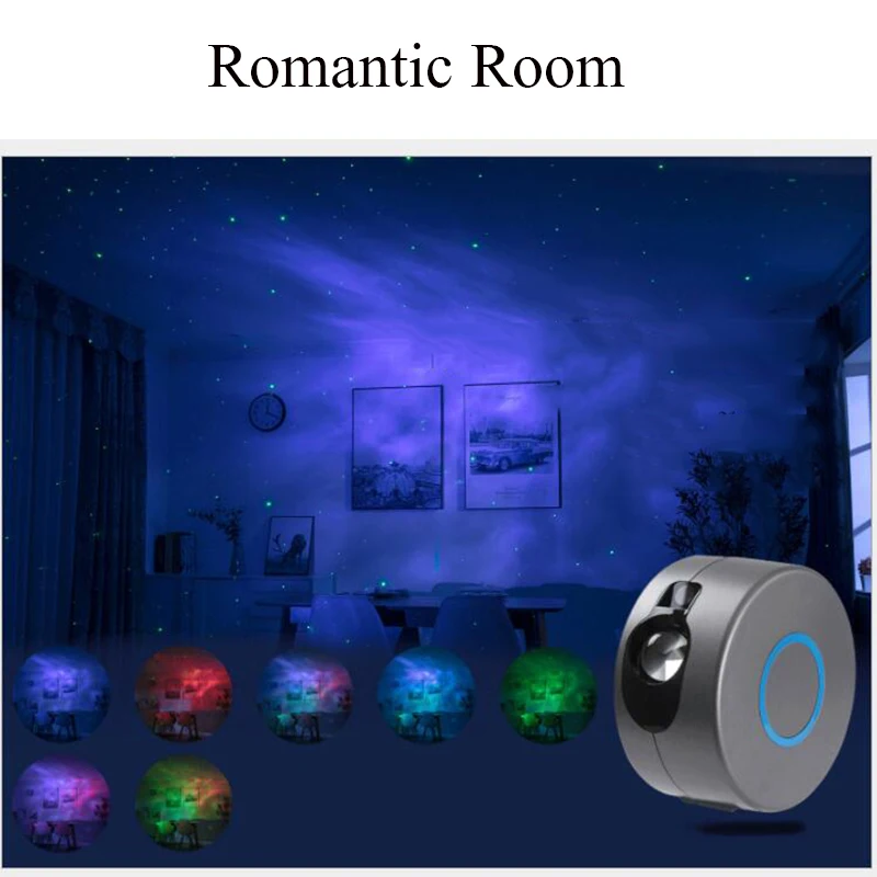 

LED Laser Starry Sky Night Light RGB Disco DJ Stage Light Home Party Projector Lamp Christmas Birthday Party Lighting