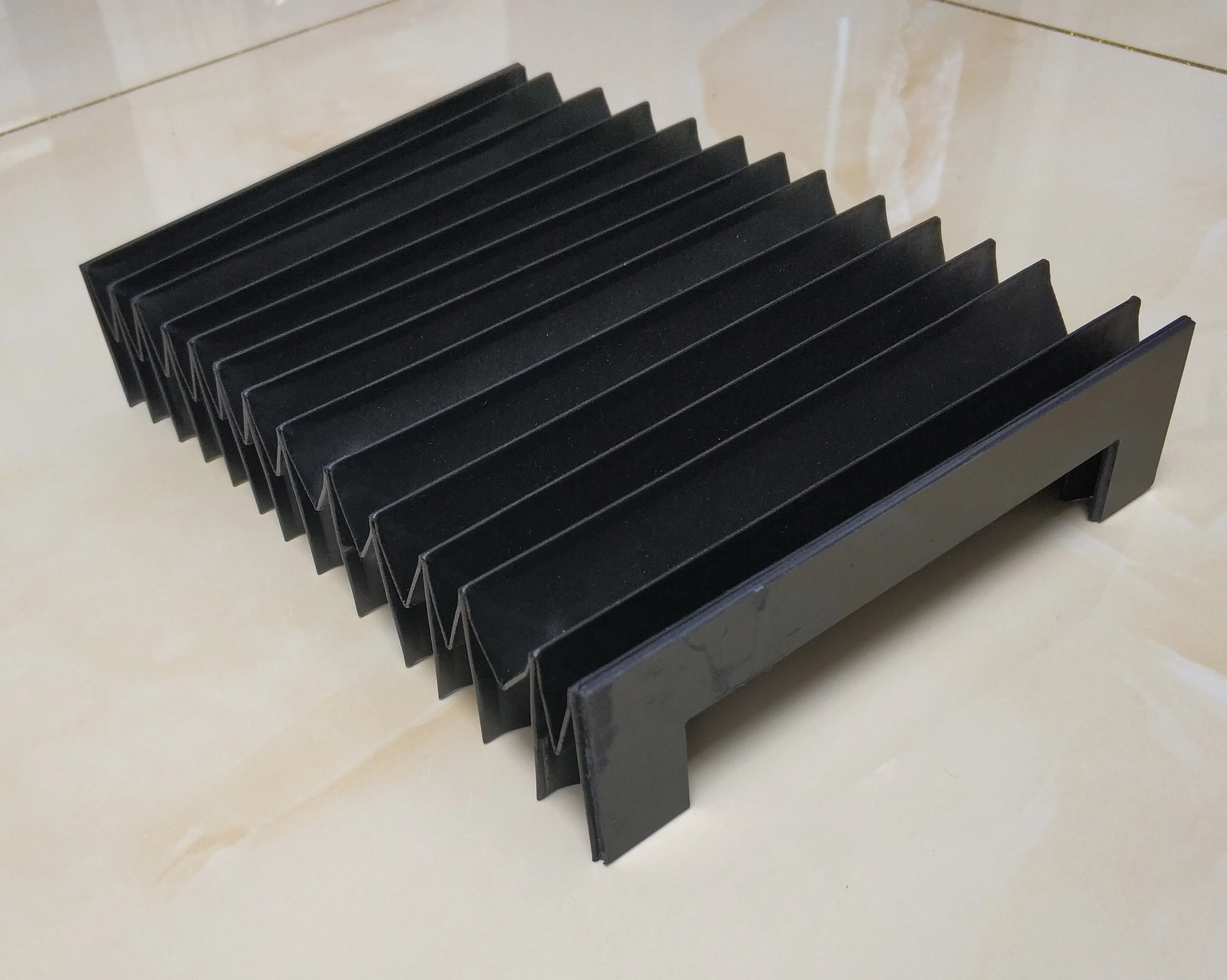 Нейлоновая ткань аккордеон ЧПУ станок Инструменты защита сильфона W 400 мм x H 60 Lmax