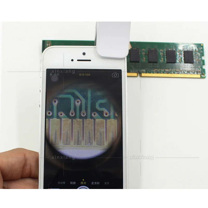 Микроскоп Универсальный с клипсой ювелирное увеличительное стекло со