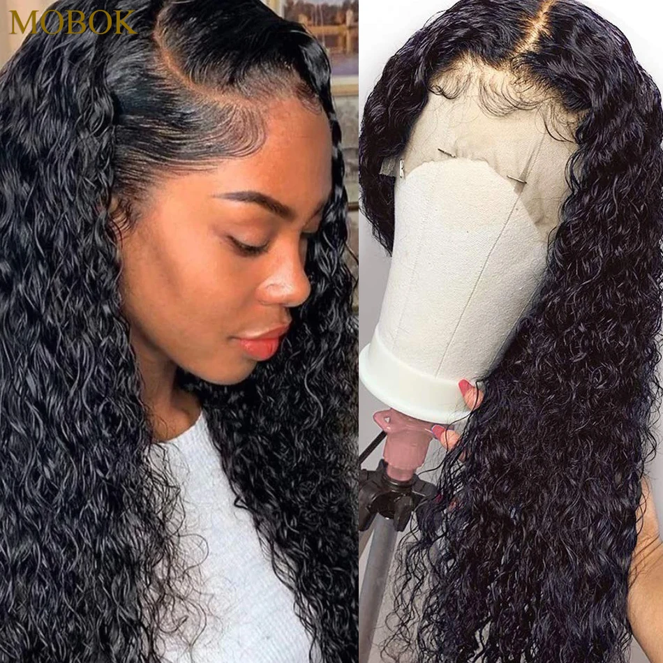 Бразильские объемные волны 6x6 Закрытие человеческих волос Кружева с детскими