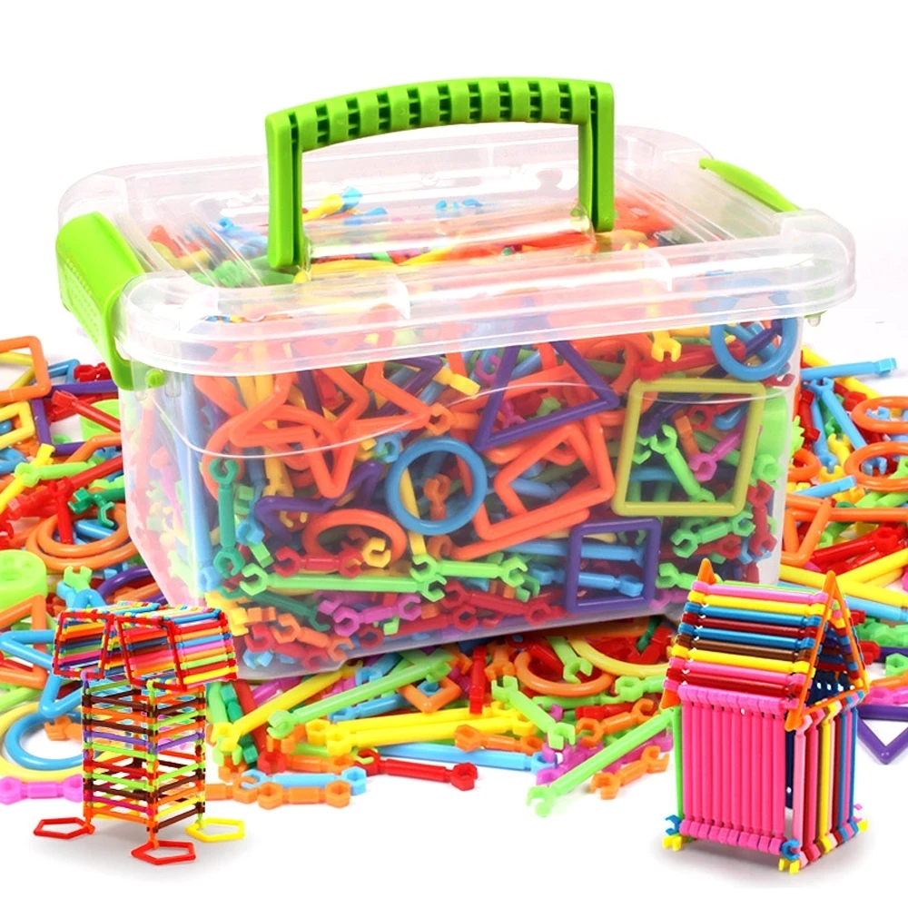 500pcs DIY Creative Intelligence Sticks Blocks Magic Wand Designer Construction Set Plastic Model Kit Building Toys | Игрушки и хобби