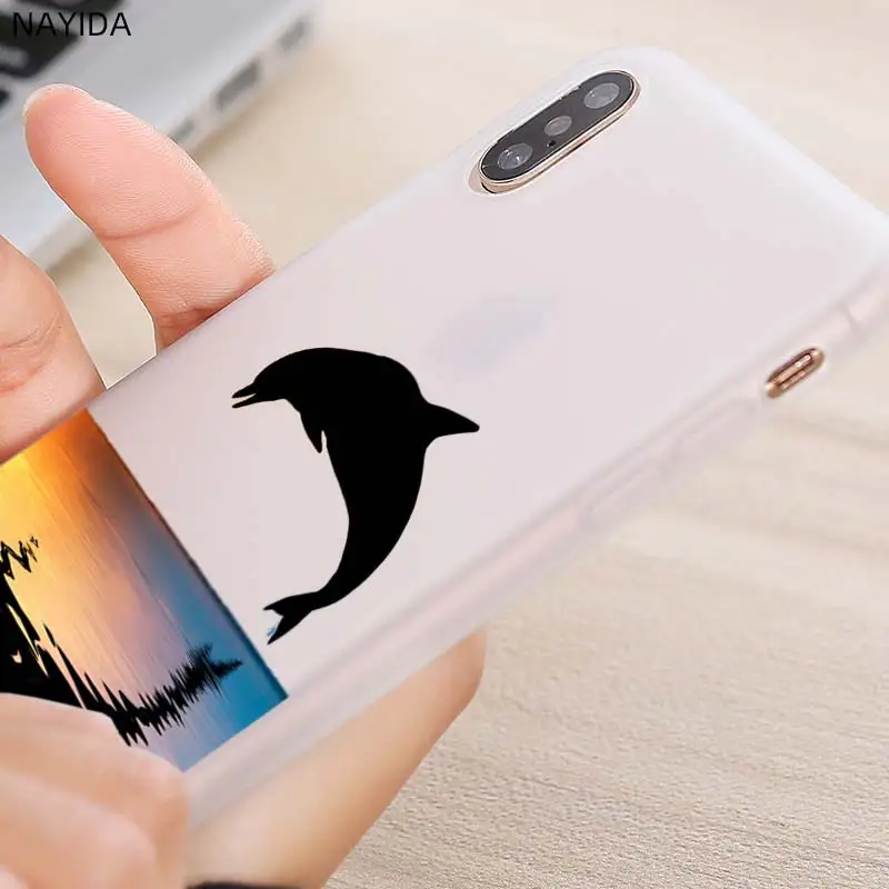 Чехол для Samsung Galaxy S21 S20 S7 Edge S8 S9 S10 Plus S11 Lite Ultra Ocean с изображением животных дельфинов