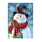 5D алмазная живопись сделай сам, вышивка крестиком, Рождество, снеговик, Алмазная мозаика, украшение для дома
