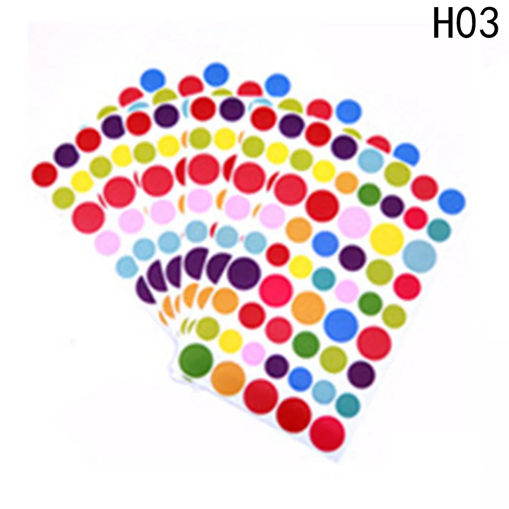 

6sheets/Set DIY Cute Kawaii Colorful Paper Sticker Lovely Heart Stickers For Home Decoration Diary