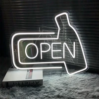 personalized custom neon sign open led artwork wall decor for bar pub club restaurant commercial plaque
