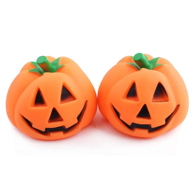 

1Pc Halloween Pumpkin Pet Dog Squeaker Toys For Small Dogs Chihuahua Pug Puppy Squeaky Chew Toys Dogs Pets Supplies