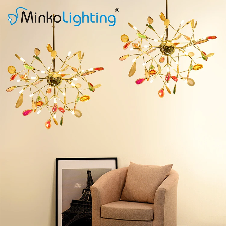 Led подвесное Освещение Современная Люстра декоративная железная Подвесная лампа