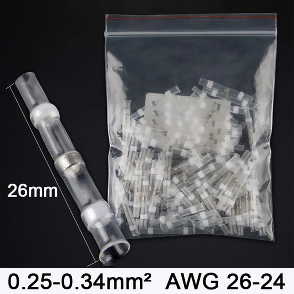 

300/360 Pcs Set Heat Shrink Wire Connectors Solder Sleeves Waterproof Fast Butt Terminals Terminator Electrical Electrician
