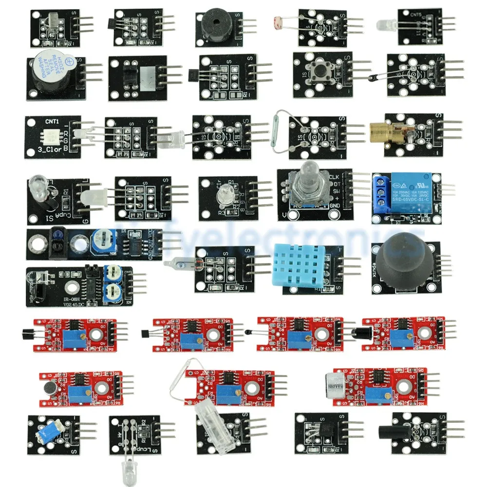Комплект модулей датчиков 37 в 1 для Arduino Starters keyes MCU|Запасные части| |
