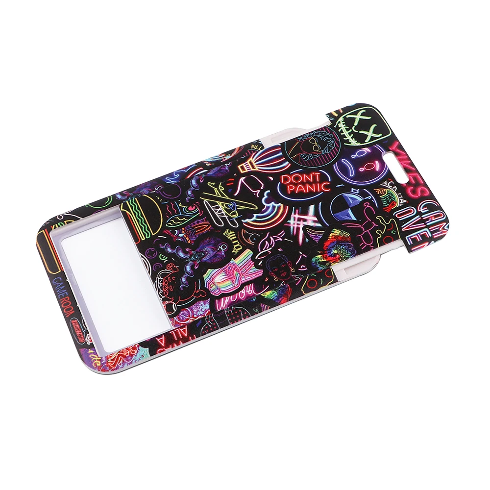 YQ794 неоновая лампа с принтом в стиле панк шнурок идентификационный брелок