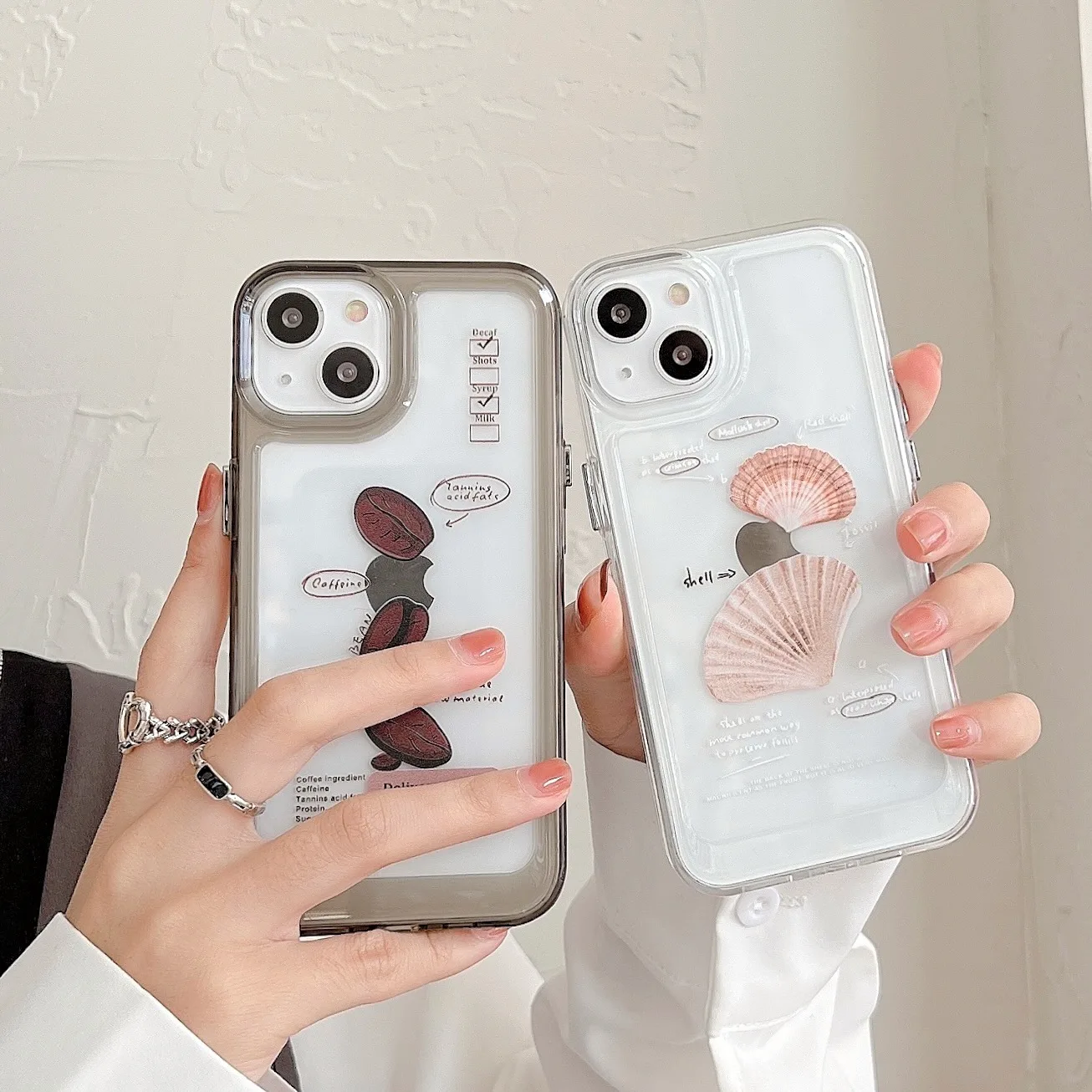 

For iPhone 13 Pro Max Case Shell Transparent Phone Case For iPhone 12 11 Pro Max X XR XS Max 7 8 Plus Soft Back Cover