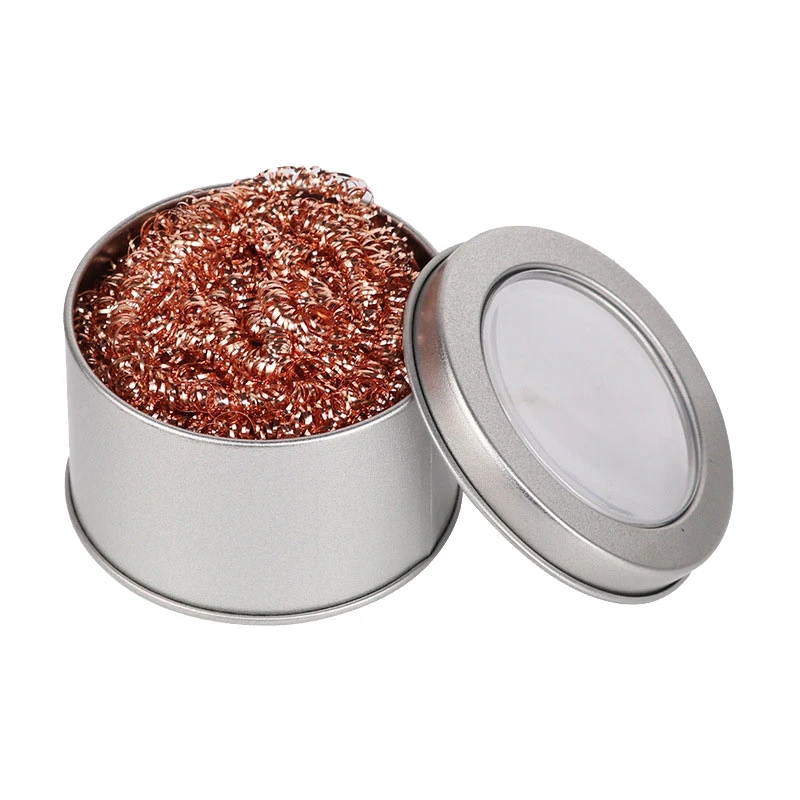 Шарик для очистки паяльника сетчатый фильтр чистящая насадка металлический