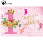 Allenjoy весенний цветочный фон для фотографий Корона сказка С Днем Рождения Маленькая Принцесса Вечерние Фотофон