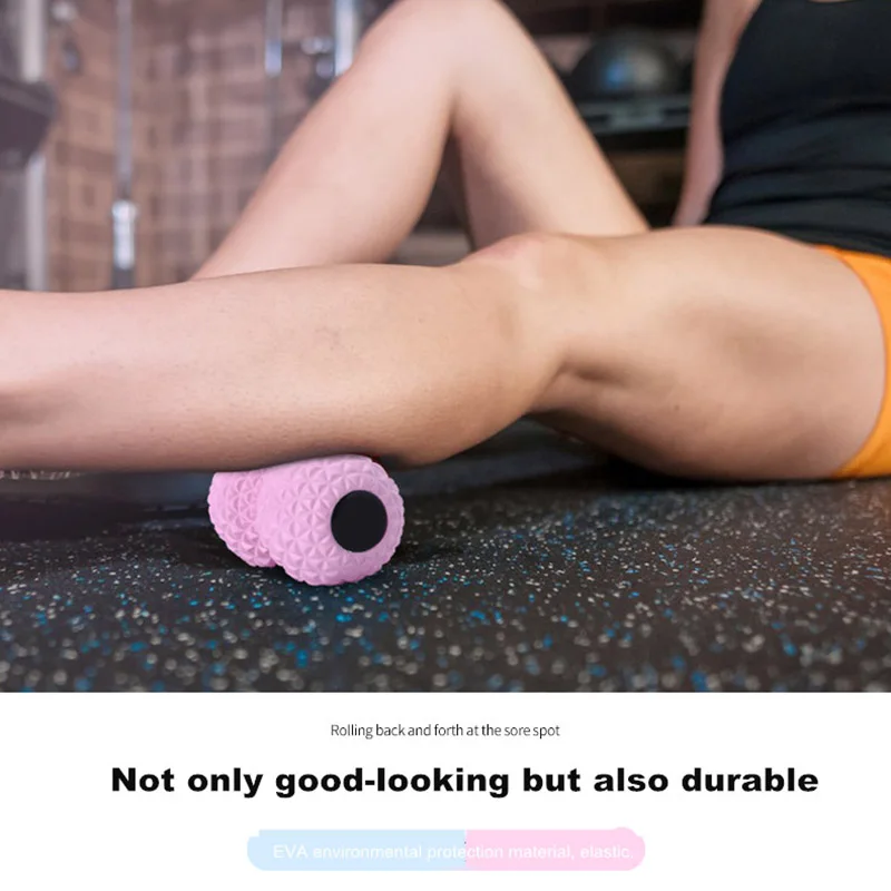 Массажный мяч в форме арахиса для йоги массажный с алмазной текстурой глубокого