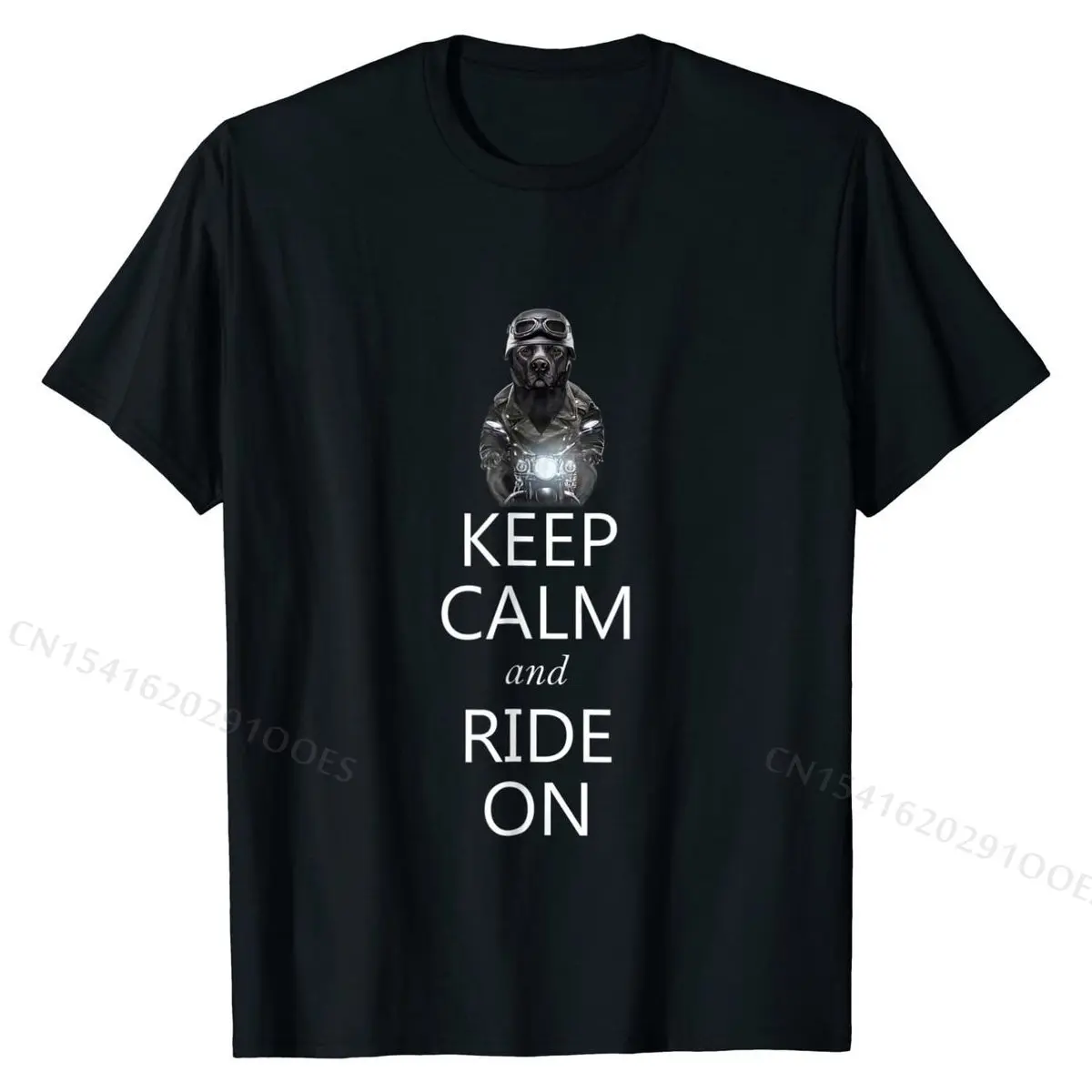 

Keep Calm and Ride on, Black Pit Bull Dog Motorcycle T-Shirt Funny Gift T Shirt Coupons Cotton Men's T Shirts