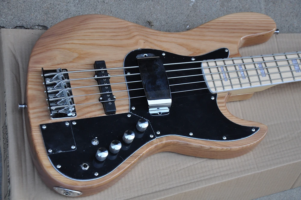 Заводской магазин 5 струн elm ASH корпус для электрической бас гитары гитара