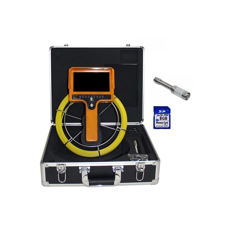 Видеокамера бороскоп с кабелем 30 м и передатчиком 23 мм 512 Гц|inspection camera|borescope camerasewer