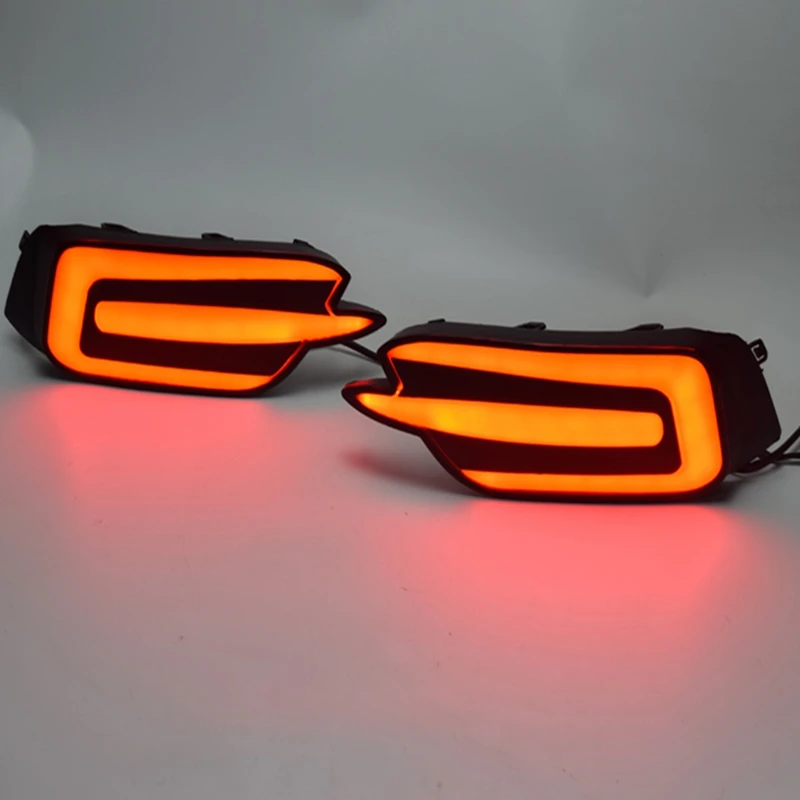 Светодиодный задний бампер DRL светильник противотуманный фонарь стоп сигнальный