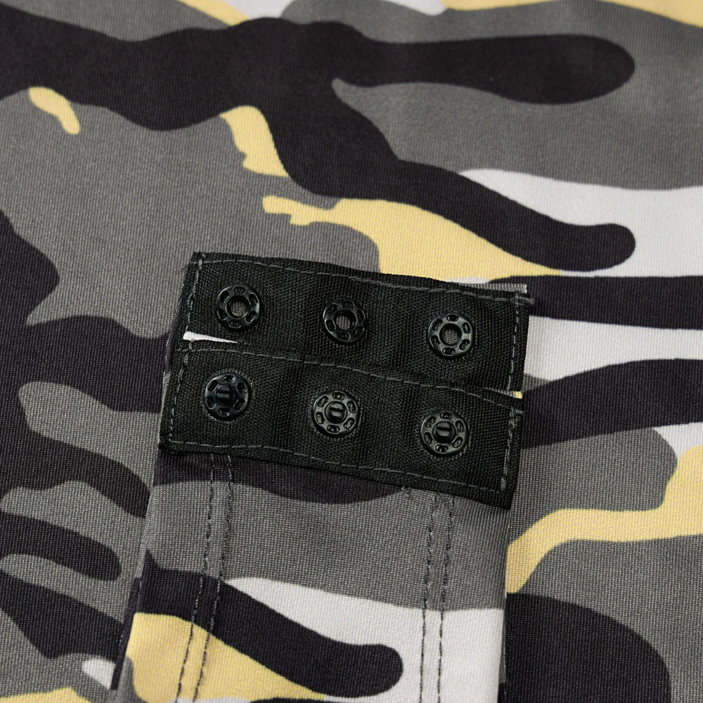 

ANJAMANOR Sexy Camouflage Print Round Neck Long Sleeve Bodysuit Women Tops Clubwear Bodycon Jumpsuit Dropshipping D16-BZ16