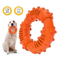 fun pet circle toy dog chews rubber soft ball outdoor throwing ball touring game supplies tooth cleaning tease cat puppy toys
