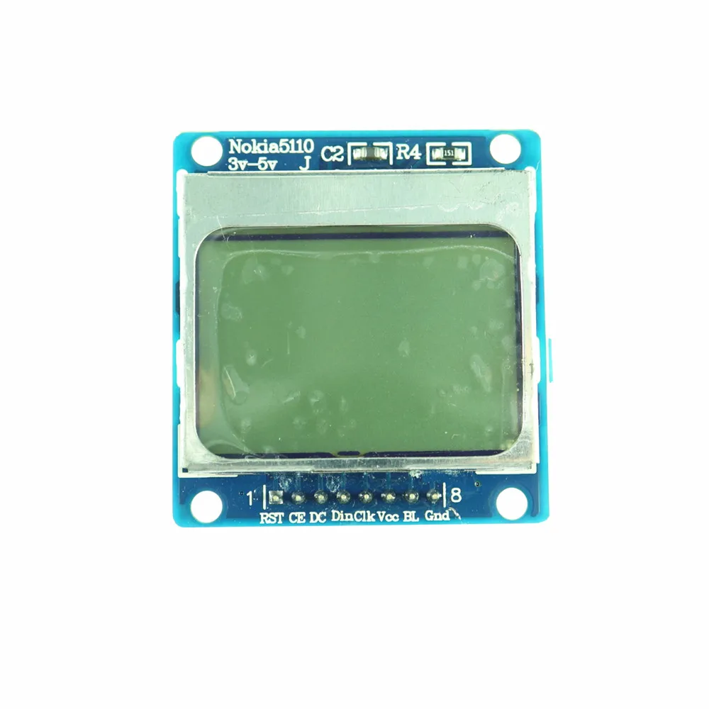 10 шт./лот KJ208 новый модуль белая подсветка 84*48 84x84 ЖК адаптер PCB для Nokia 5110 Arduino|pcb